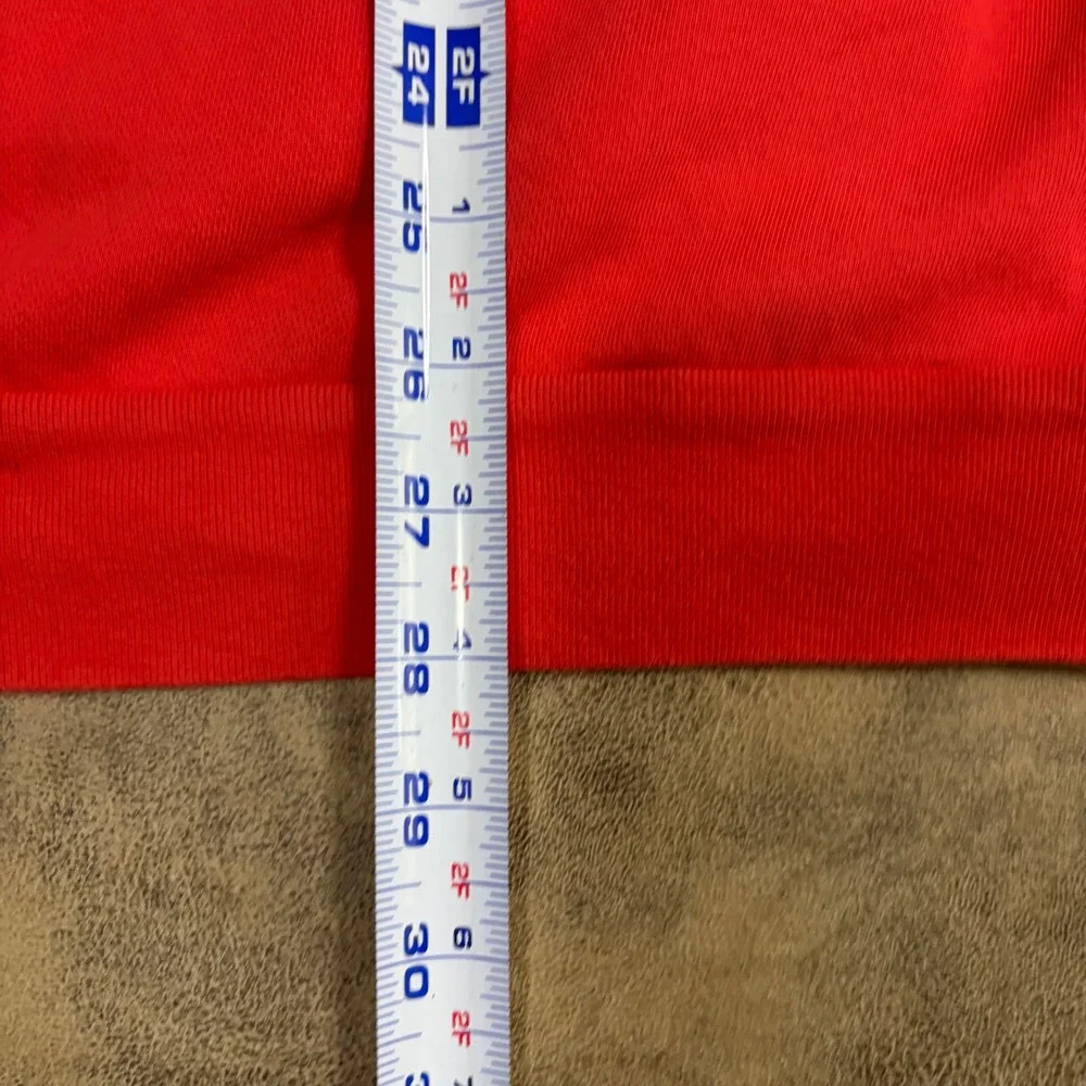 Adidas Hoodie Mens Large Red Foundation of Sport Graphic Pullover Fleece 4404